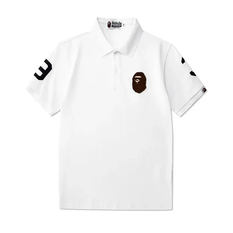 A Bathing Ape Ape Head Polo White