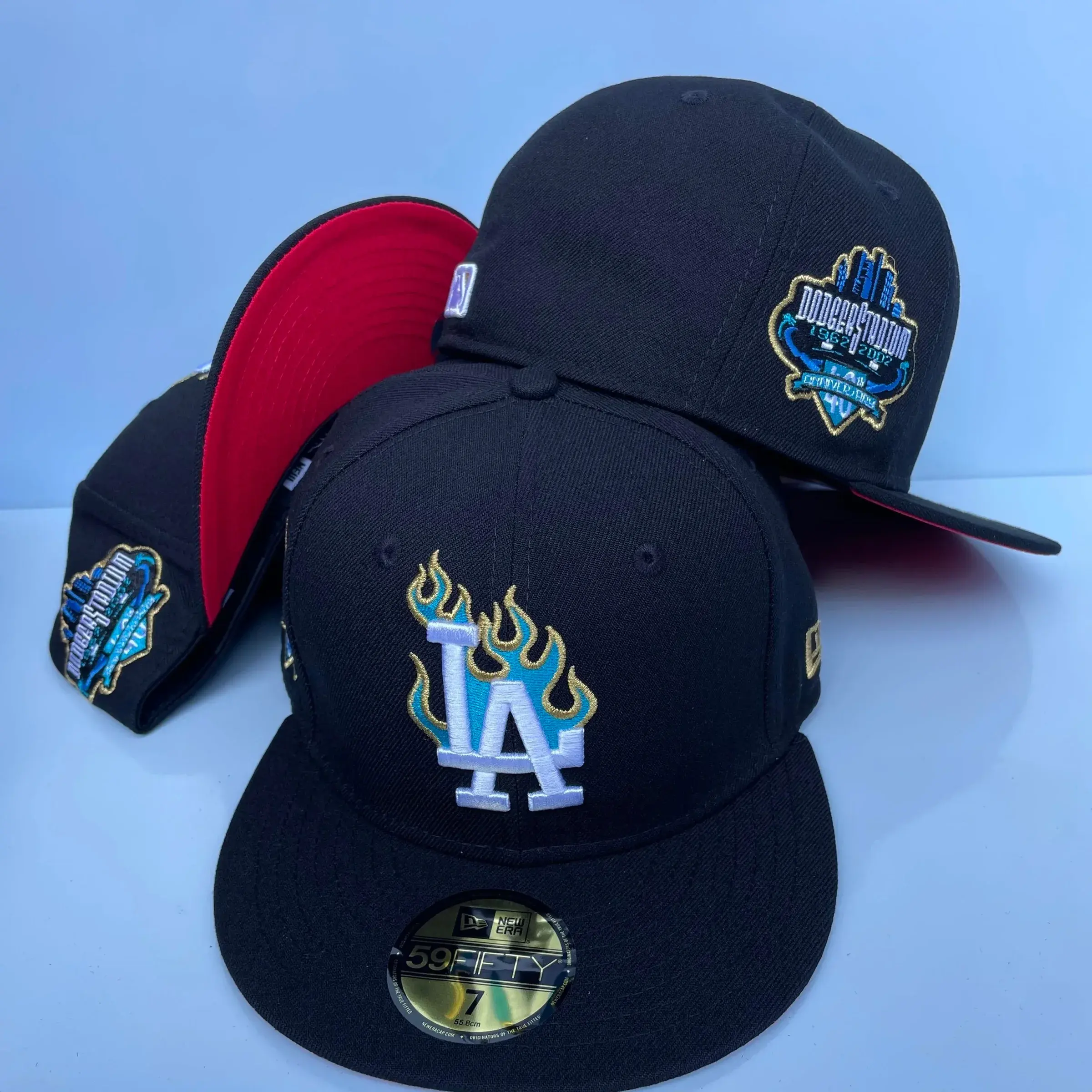 New Era Los Angeles Dodgers Flame Red Under Visor Hat
