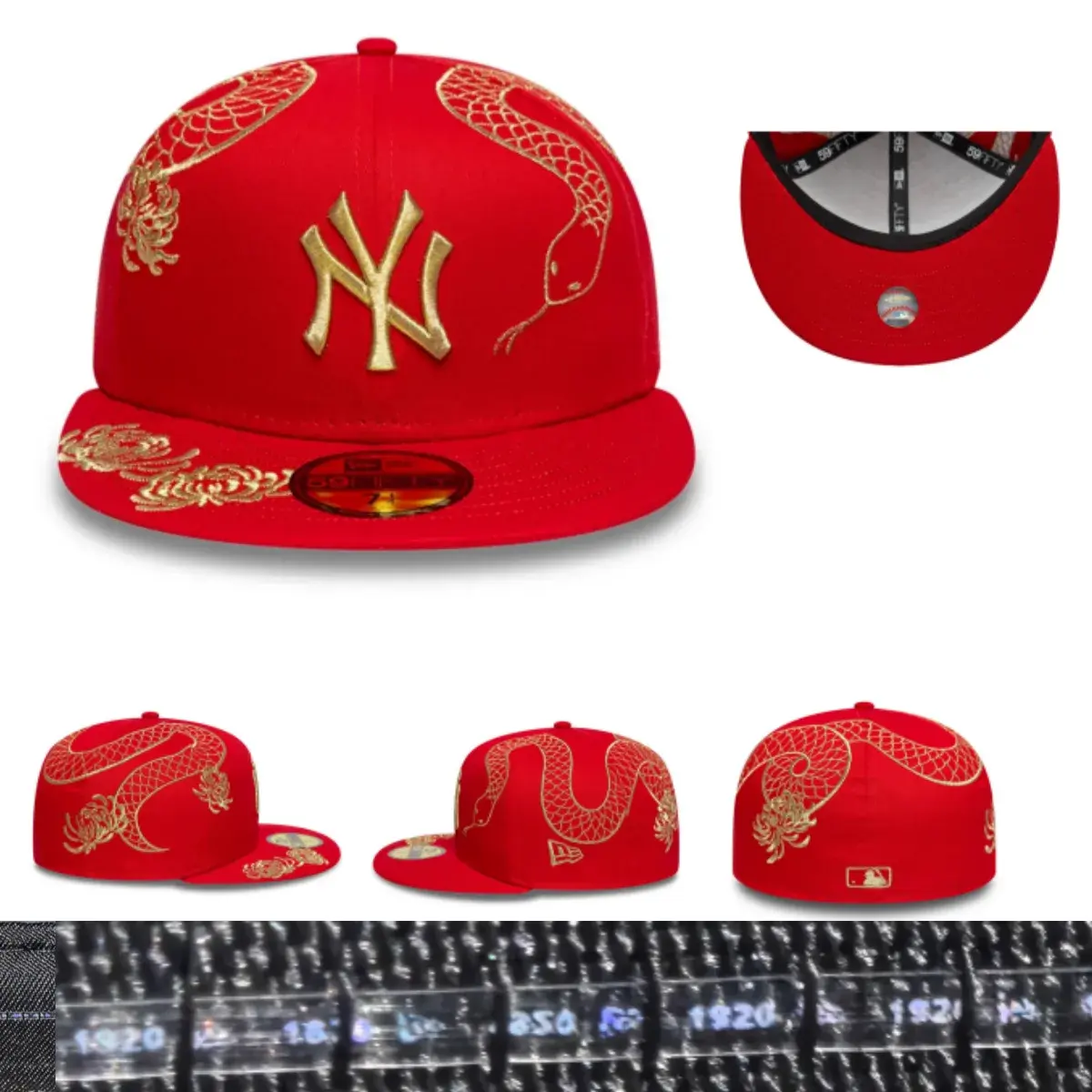 New Era New York Yankees Snake Red Cap