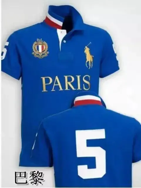 Ralph Lauren Paris Polo Shirt Blue