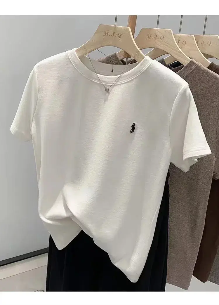 Polo Ralph Lauren Embroidered Pony T-Shirt White