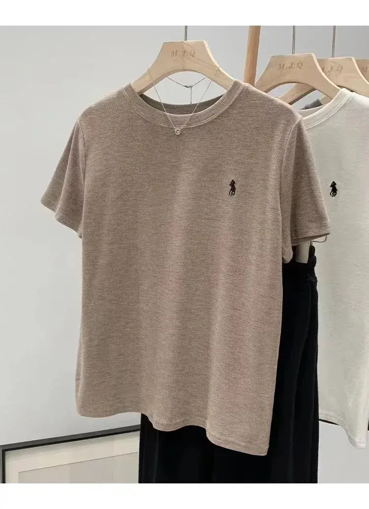 Polo Ralph Lauren Embroidered Pony T-Shirt Khaki