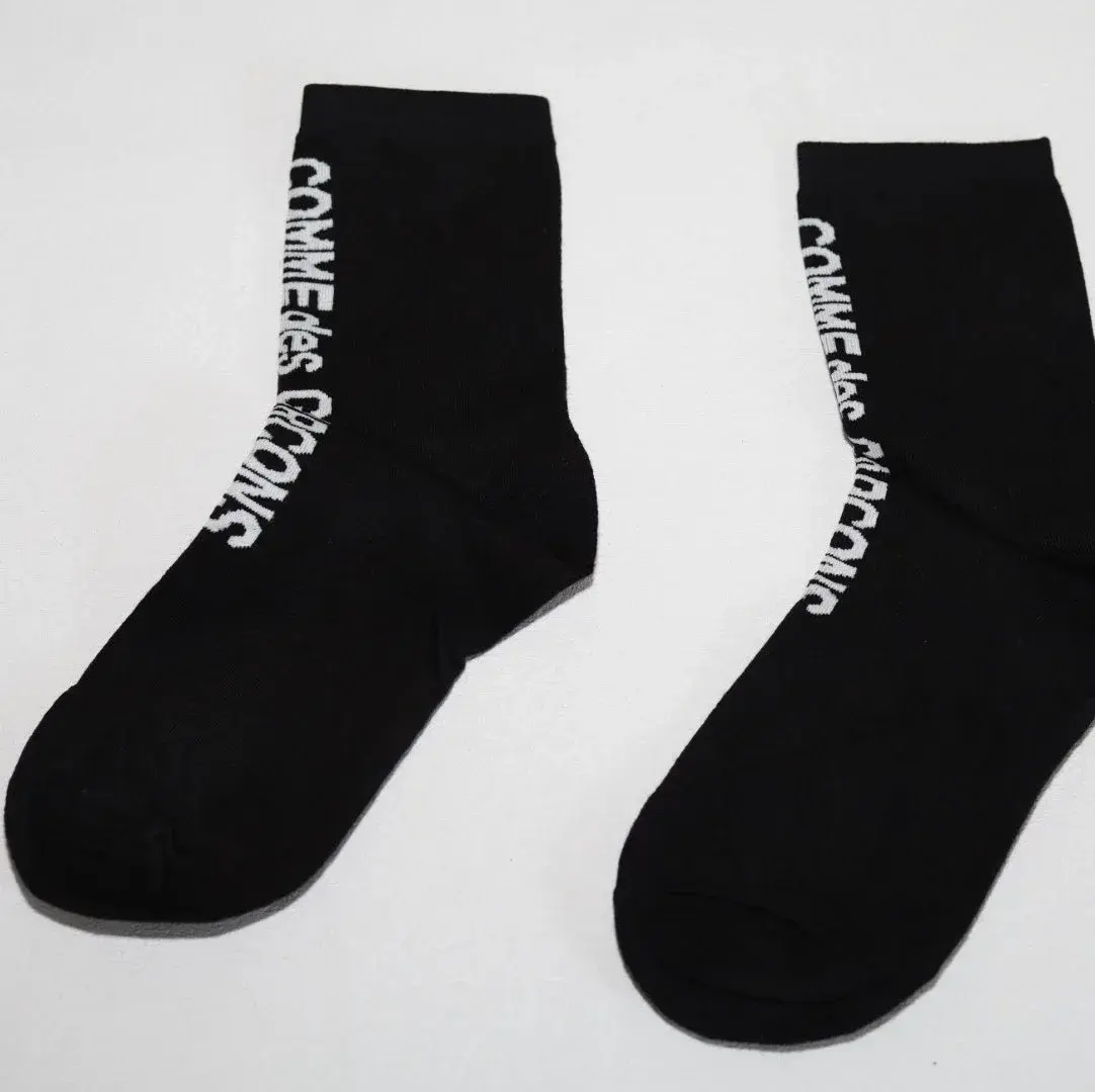 Comme des Garçons Side Logo Socks Black