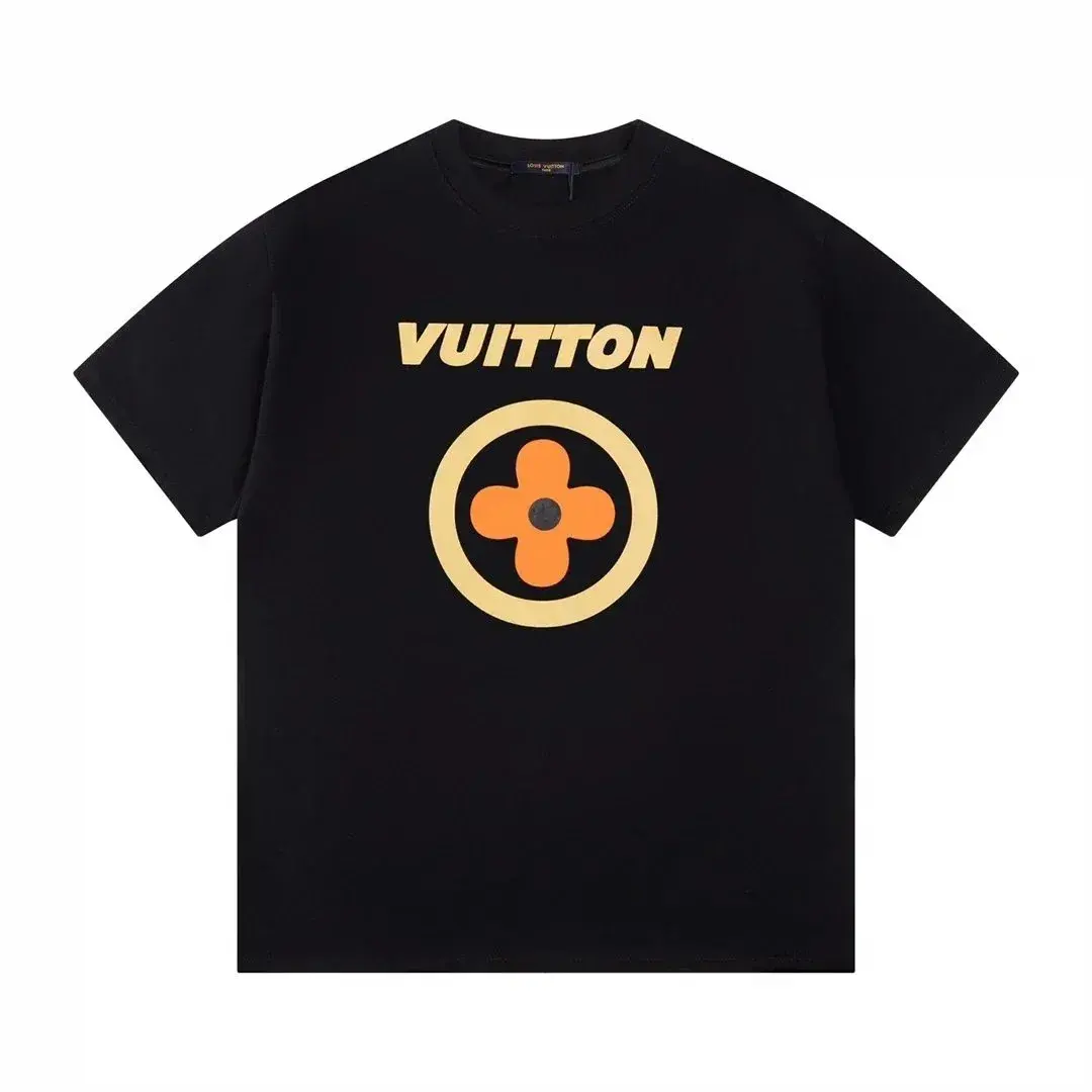 Louis Vuitton Monogram Flower Black T-Shirt