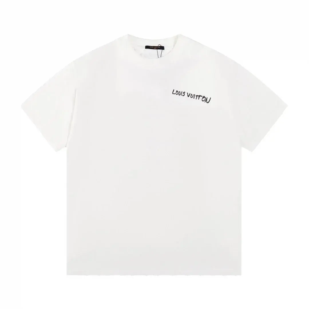Louis Vuitton Script Logo White T-Shirt