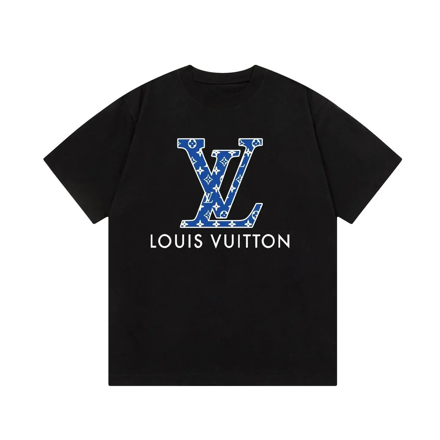 Louis Vuitton Monogram Outline Black T-Shirt