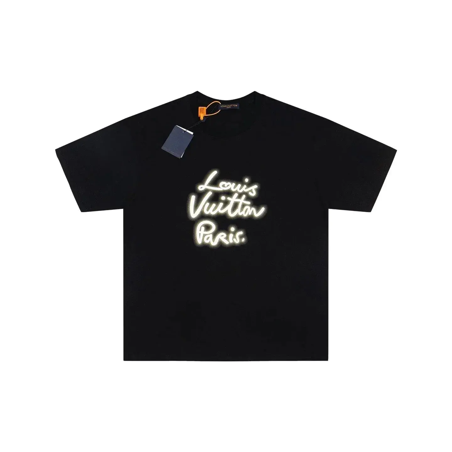 Louis Vuitton Neon Signature Black T-Shirt