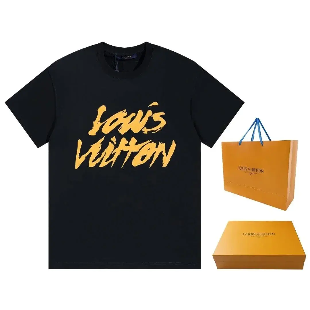Louis Vuitton Script Logo Black T-Shirt