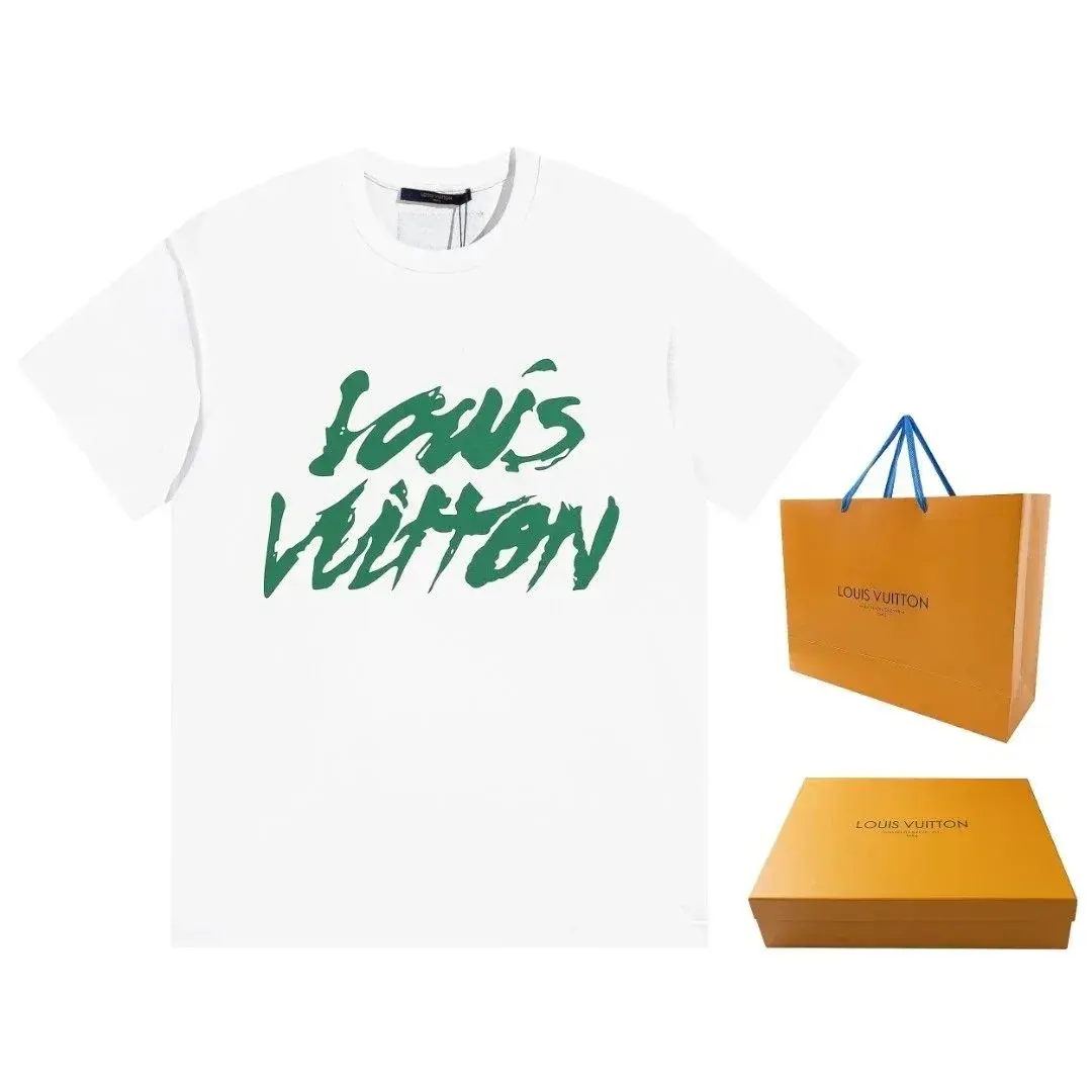 Louis Vuitton Script Logo White T-Shirt