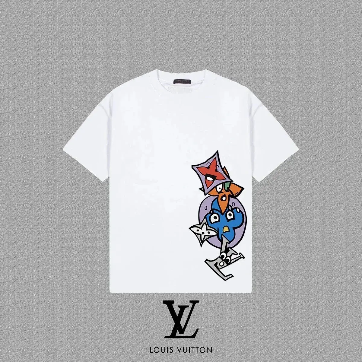 Louis Vuitton Cartoon Monogram White T-Shirt