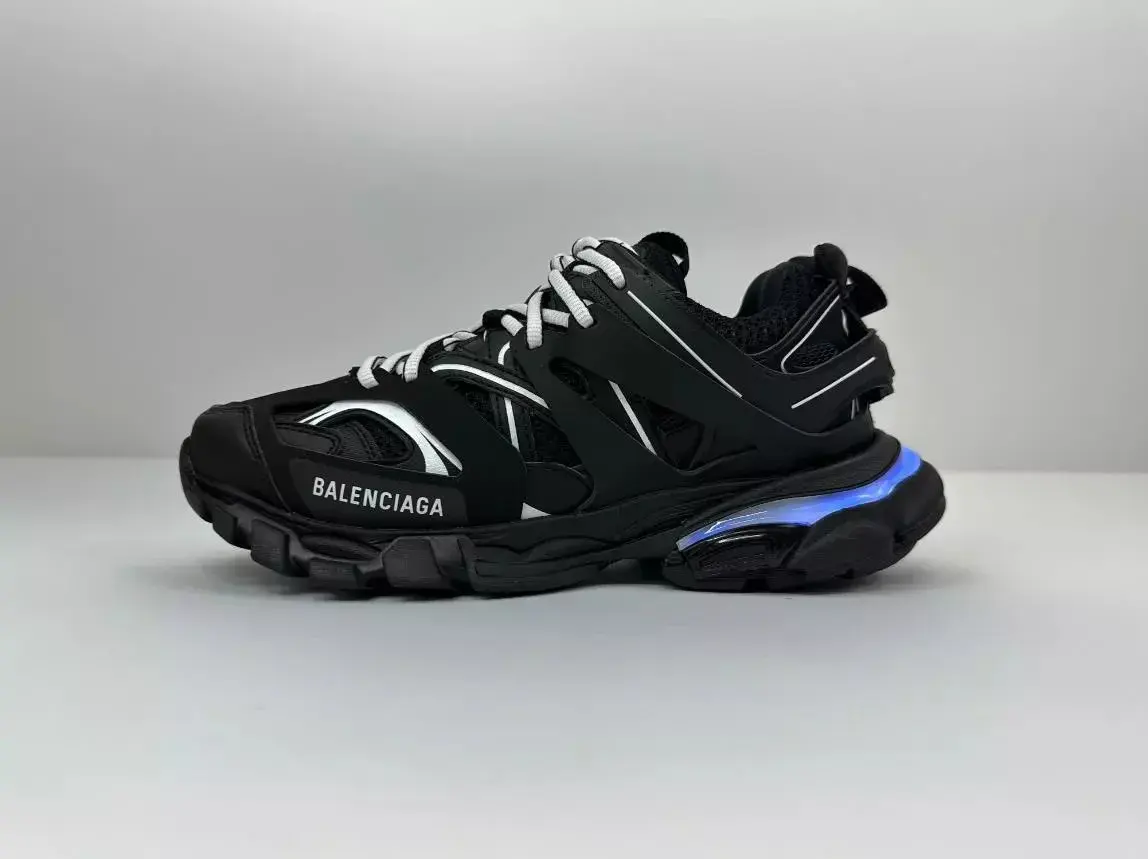 Balenciaga Track LED Black White