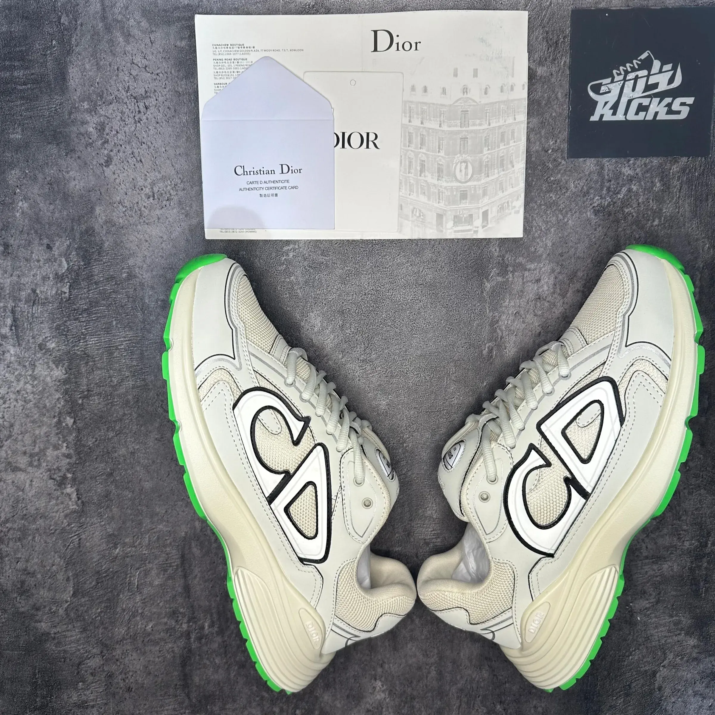 Dior B30 Sneaker White Green