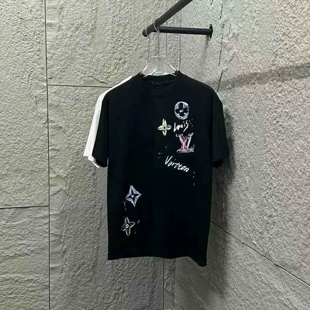 Louis Vuitton Watercolor Monogram Black T-Shirt