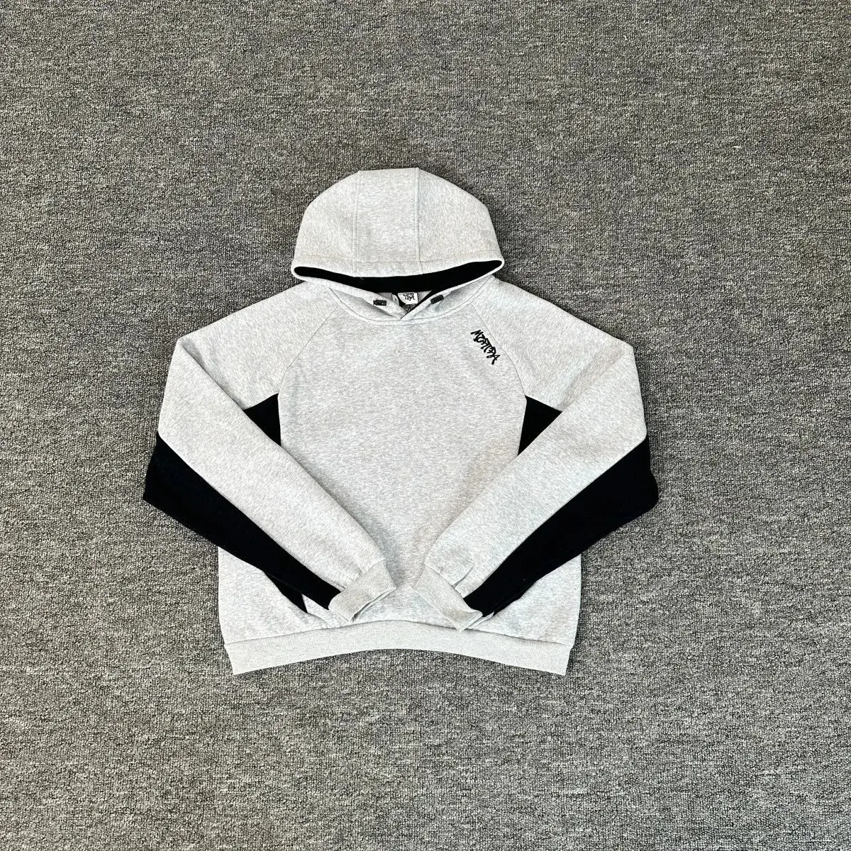 MORTPDA Hooded Sweatshirt Grey Black