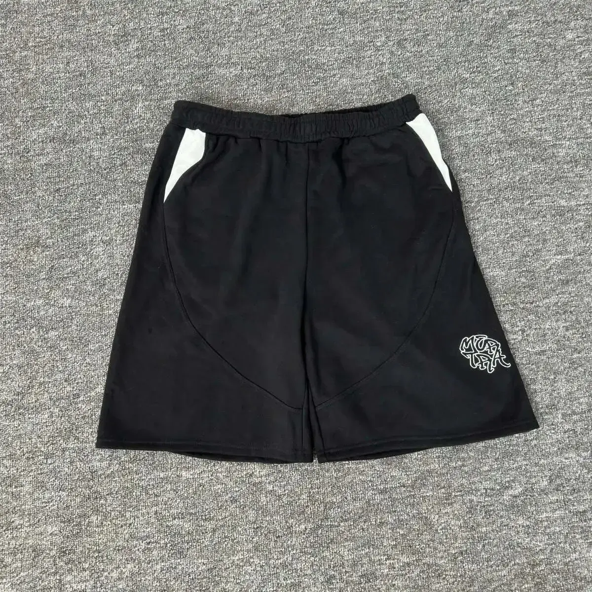 Mertra Black Sports Shorts