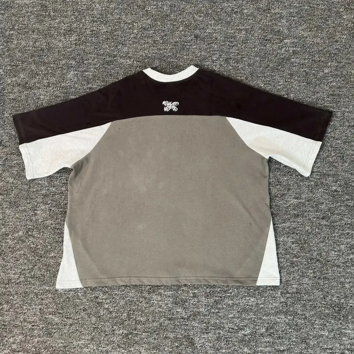 Mertra Grey Colorblock T-Shirt