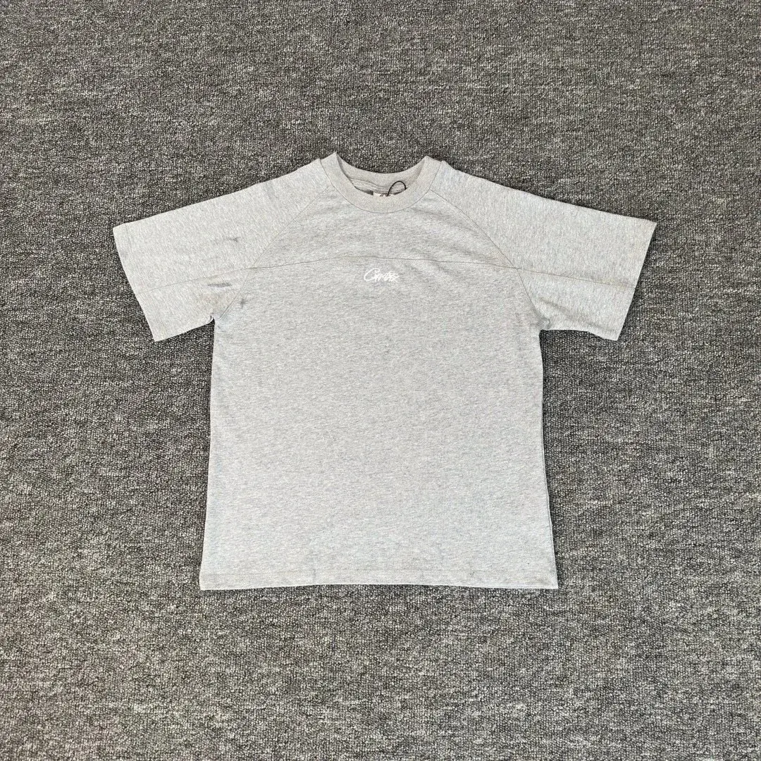 Corteiz Script T-Shirt Grey