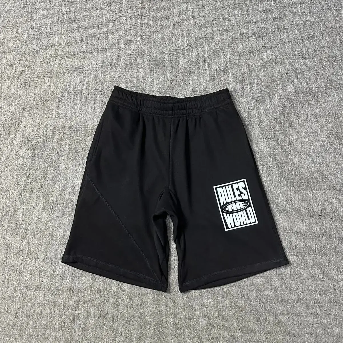 Corteiz Rules The World Sweat Shorts Black