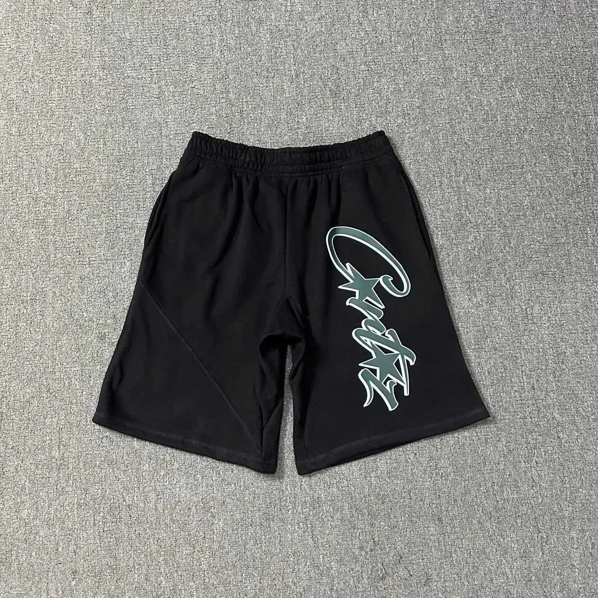 Corteiz Starz Sweatshorts Black Green