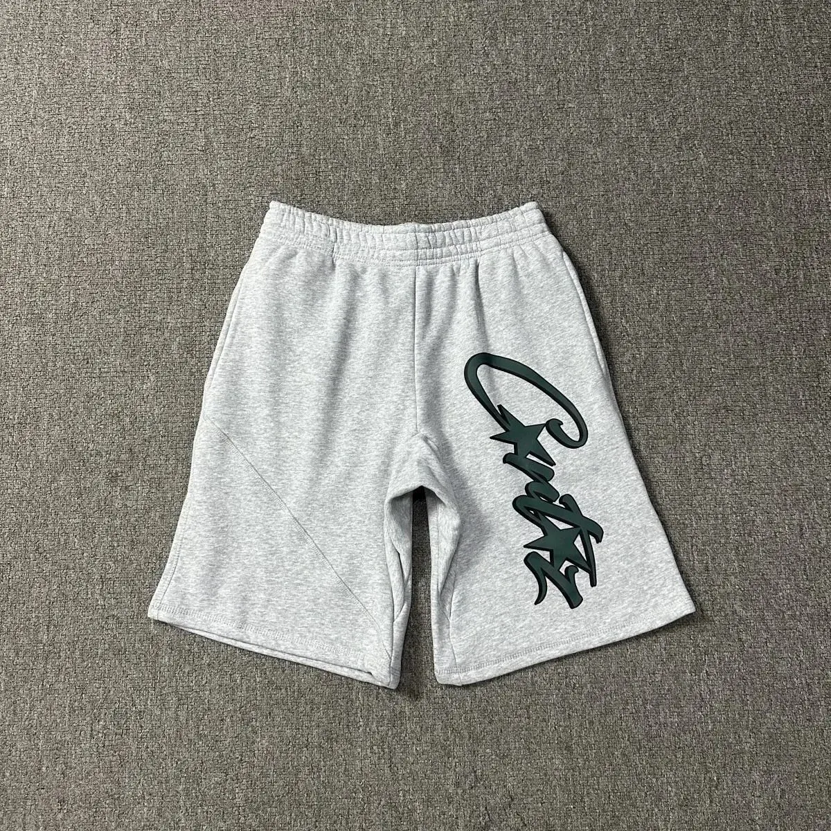Corteiz Starz Sweatshorts Grey Green