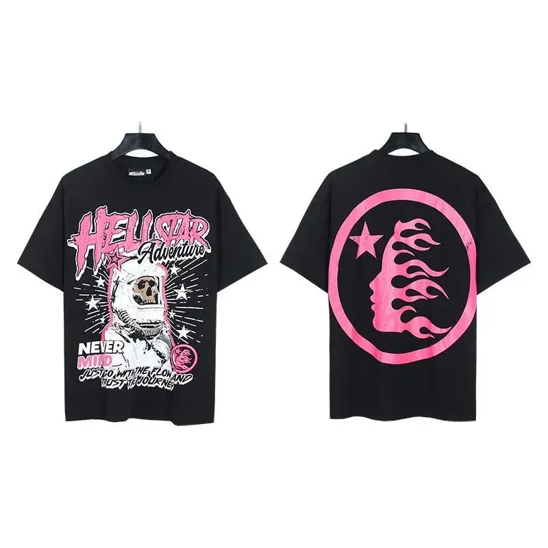 Hellstar Adventure Astronaut T-Shirt Black Pink