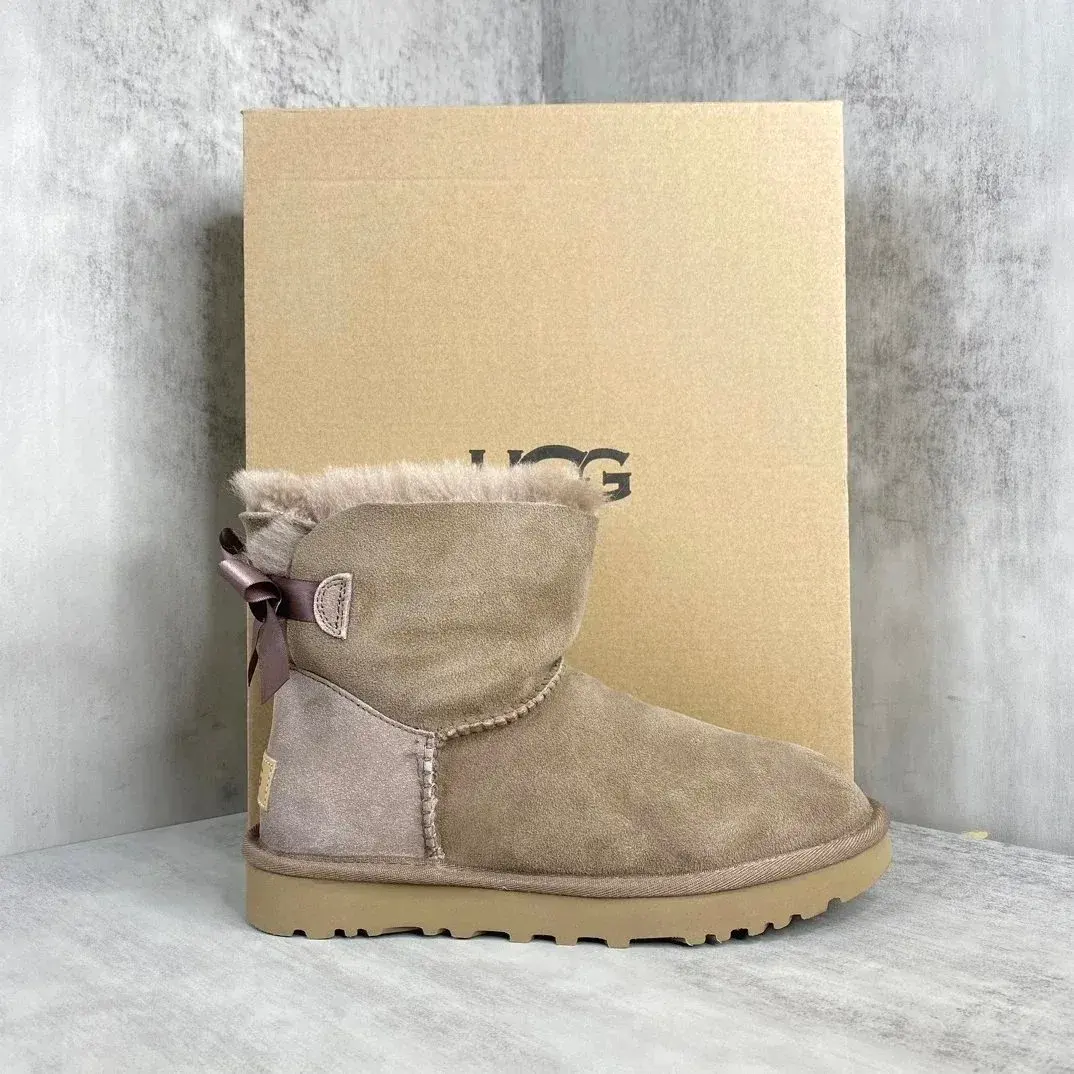 UGG Mini Bailey Bow II Boot Caribou
