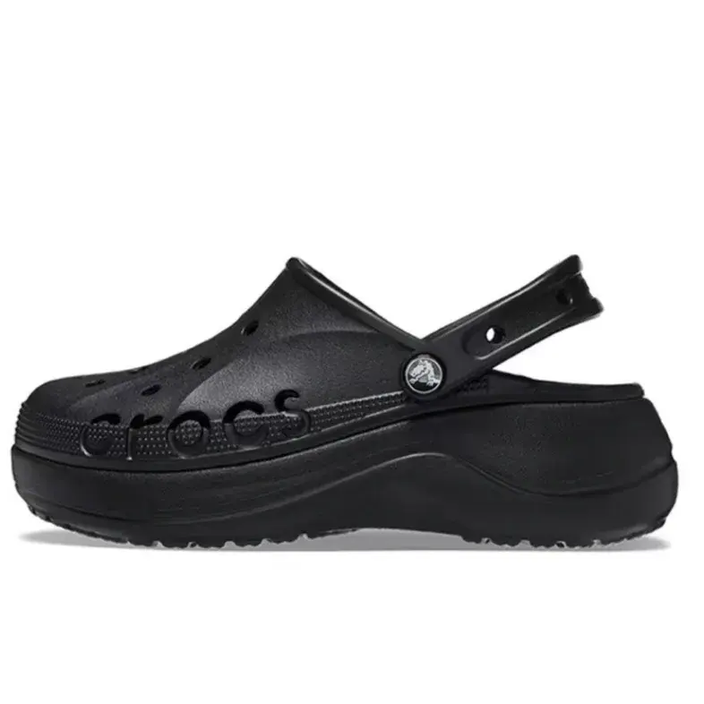 Crocs Baya Platform Clog Black