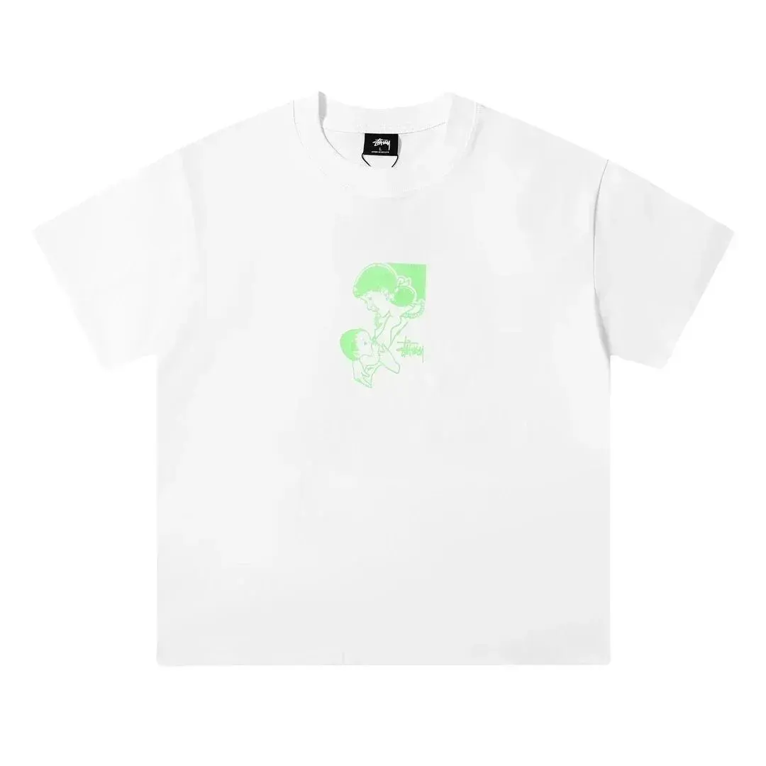 Stüssy Mother and Child T-Shirt White Green