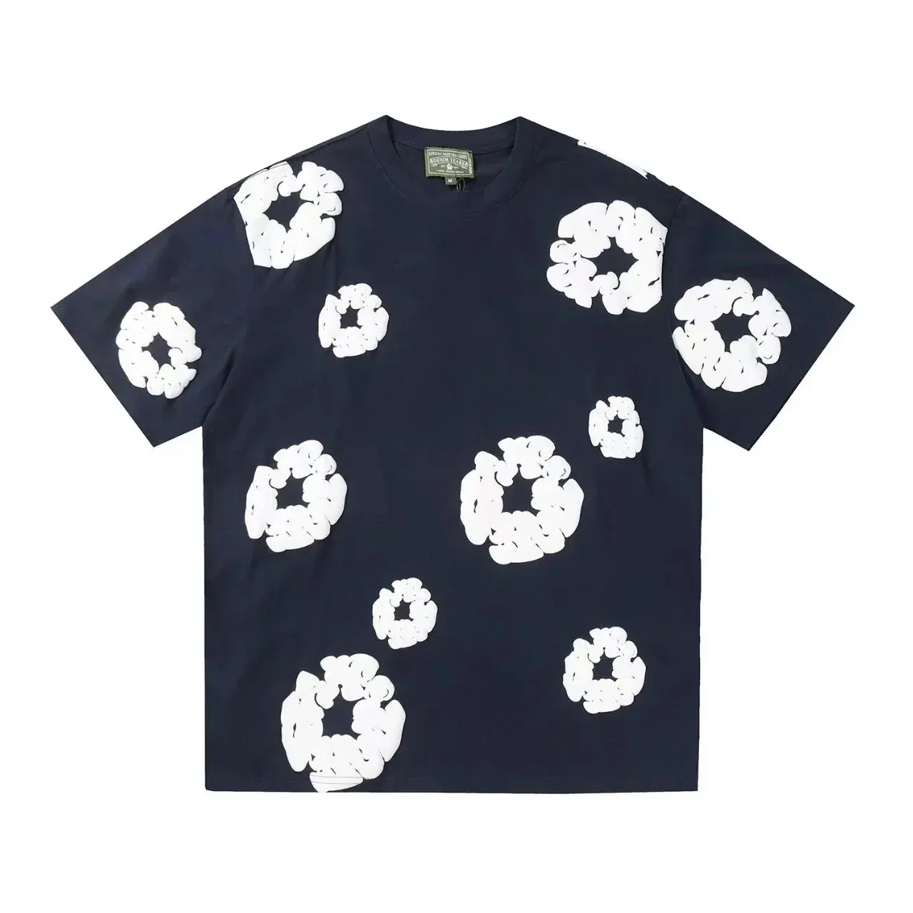 Denim Tears The Cotton Wreath T-Shirt Navy
