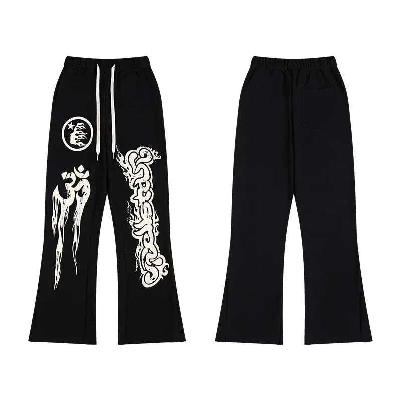 Hellstar Yoga Flare Sweatpants Black