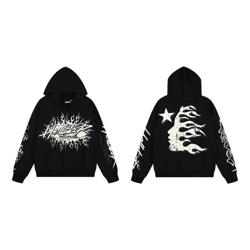 Hellstar Records Hoodie Black