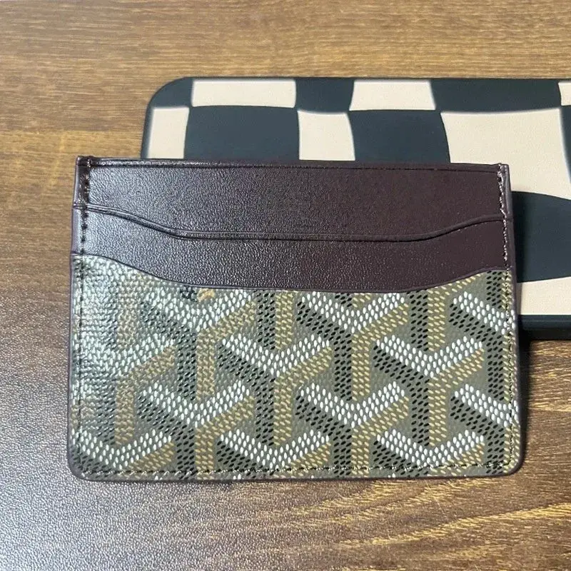 Goyard Saint Sulpice Card Holder Dark Brown