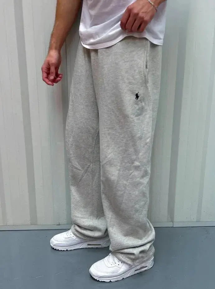 Polo Ralph Lauren Straight Leg Fleece Sweatpants Light Grey