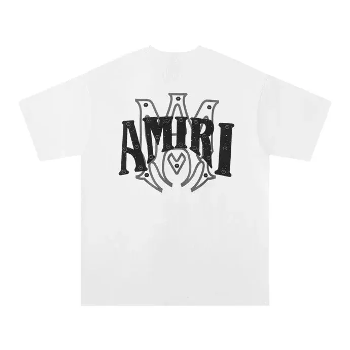AMIRI Studded Logo White T-Shirt