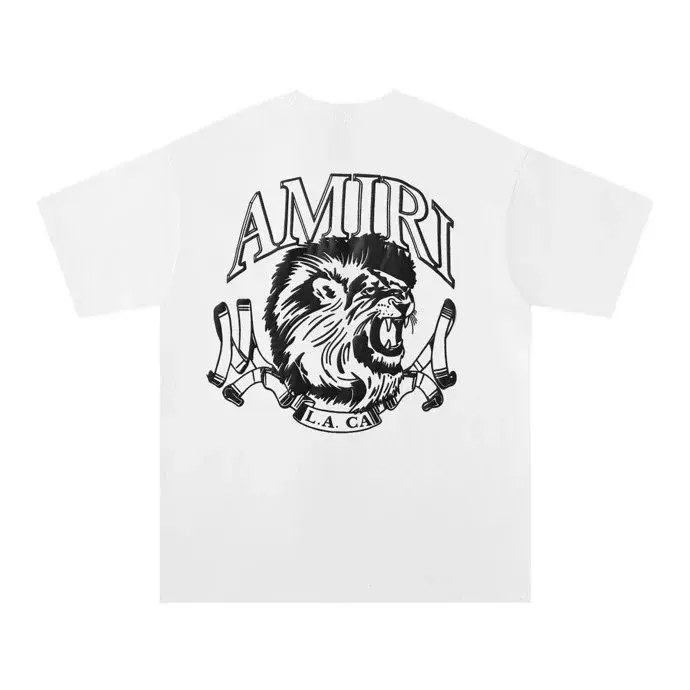 AMIRI Lion L.A. White T-Shirt
