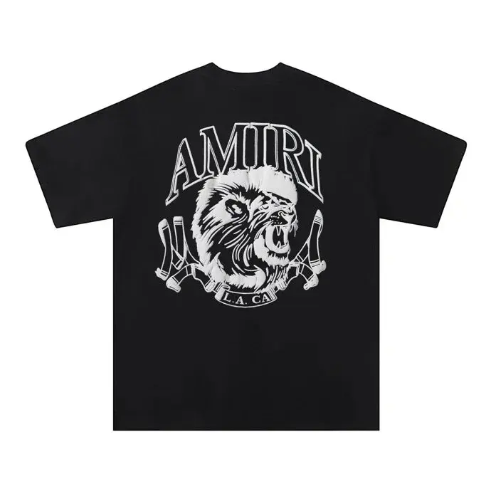AMIRI Lion L.A. Black T-Shirt
