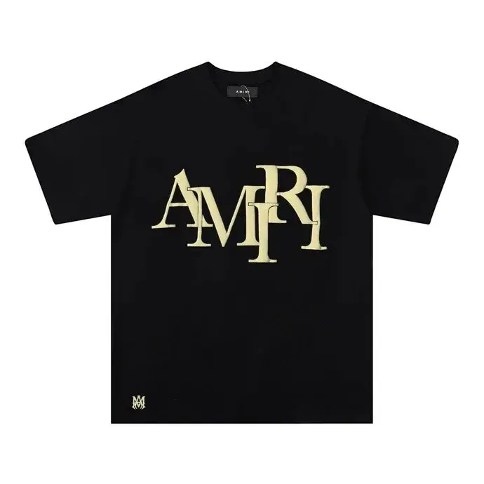 Amiri Core Logo T-Shirt Black Apricot