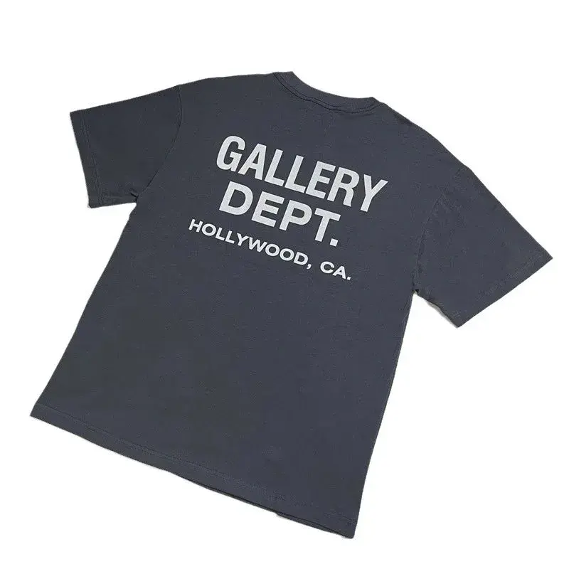 Gallery Dept. Hollywood T-Shirt Charcoal White