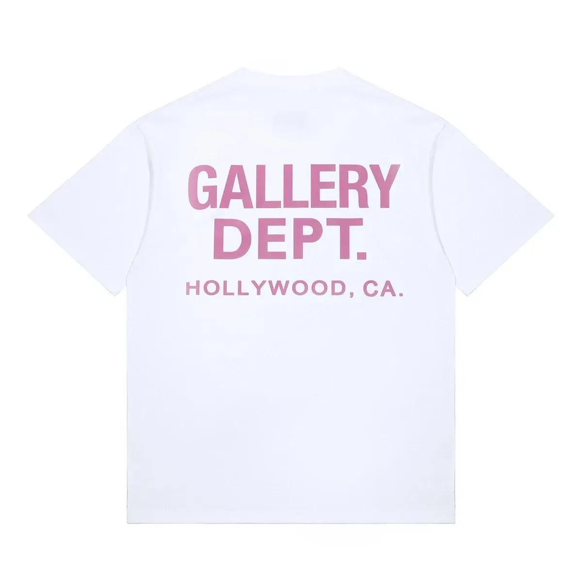Gallery Dept. Hollywood T-Shirt White Pink