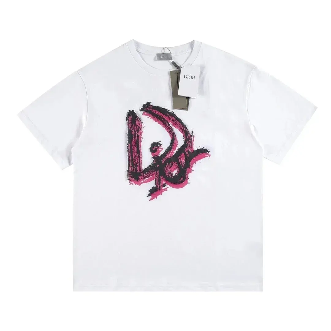 Dior Brushstroke Logo T-Shirt White