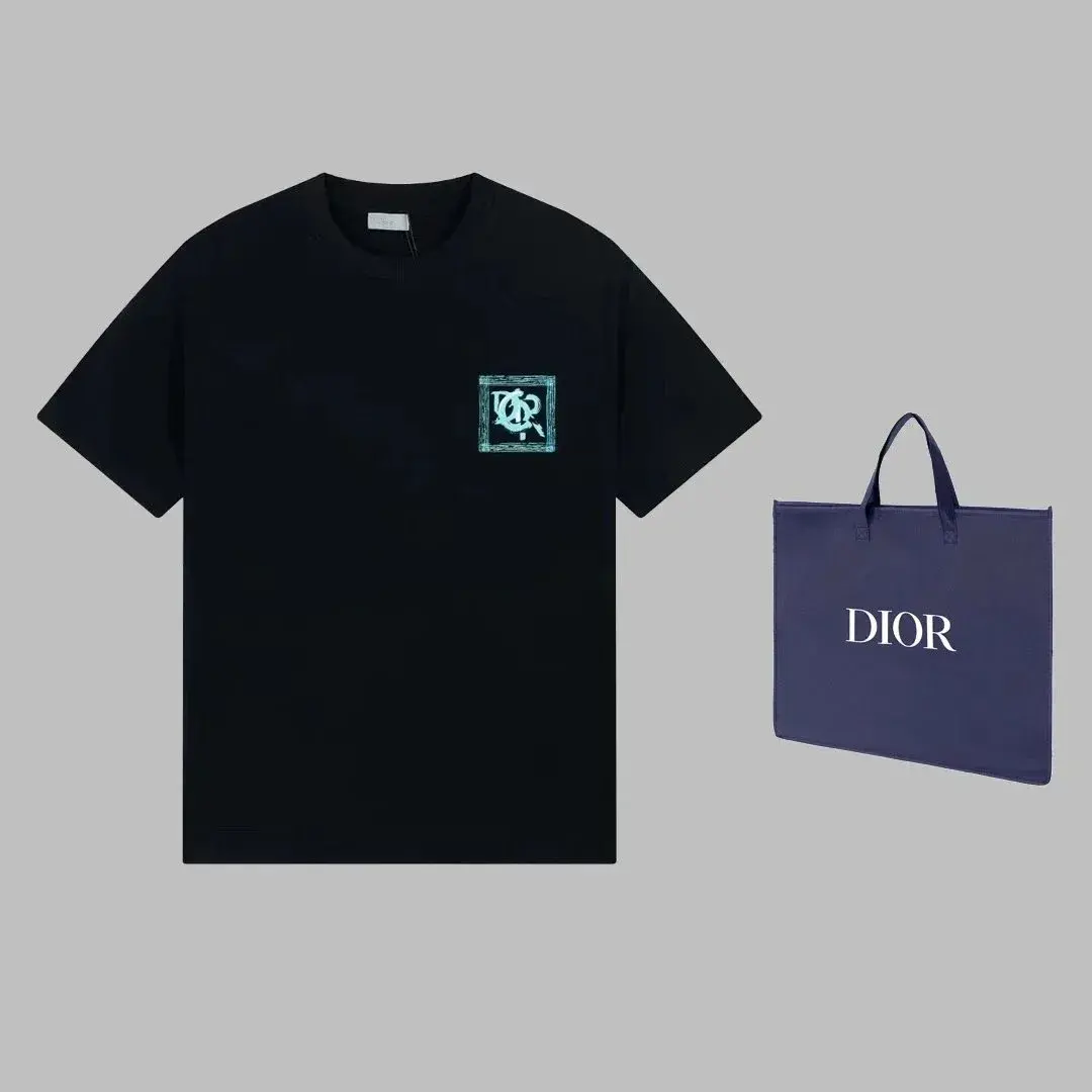 Dior Framed Logo T-Shirt Black