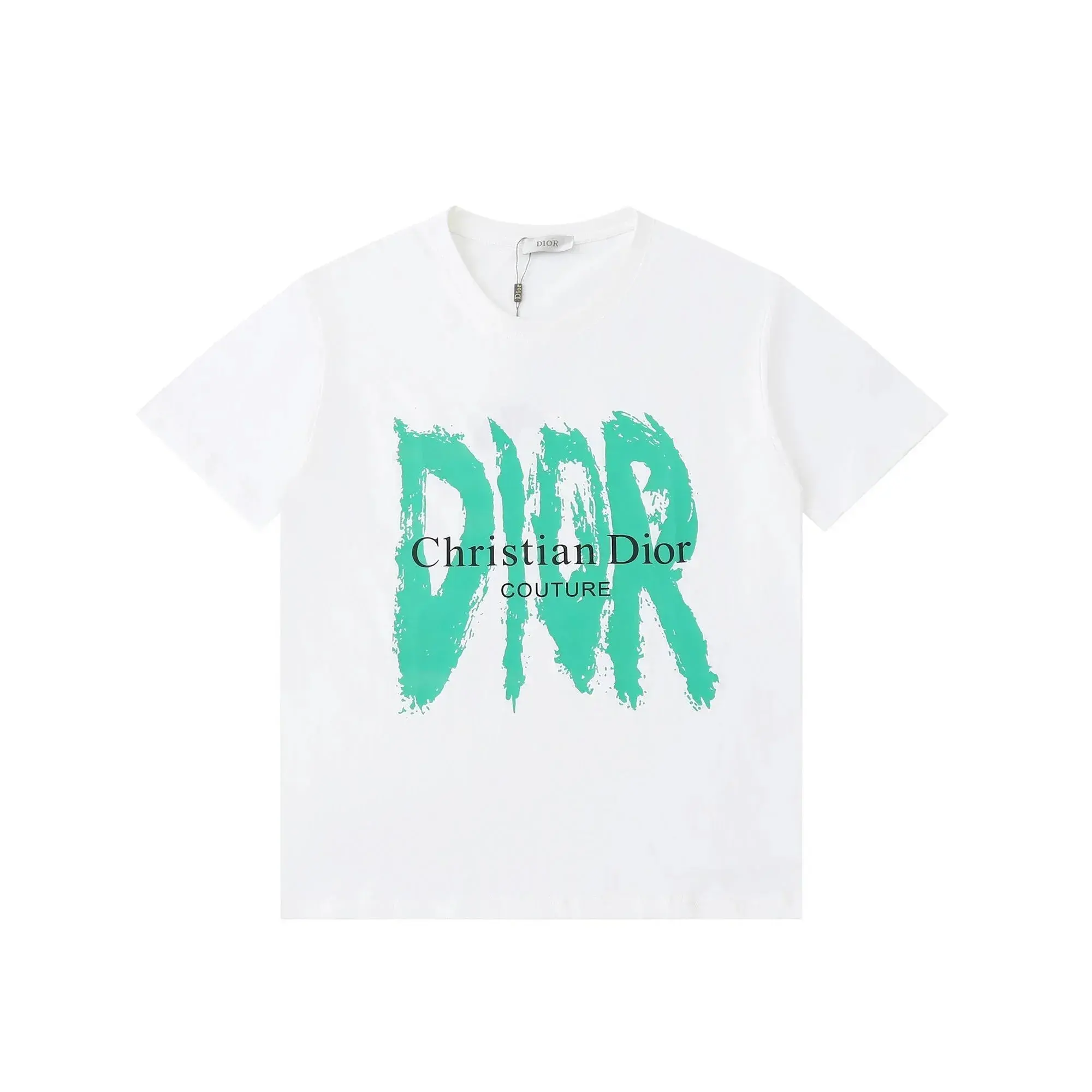 Dior Christian Dior Couture Brushstroke Logo T-Shirt White