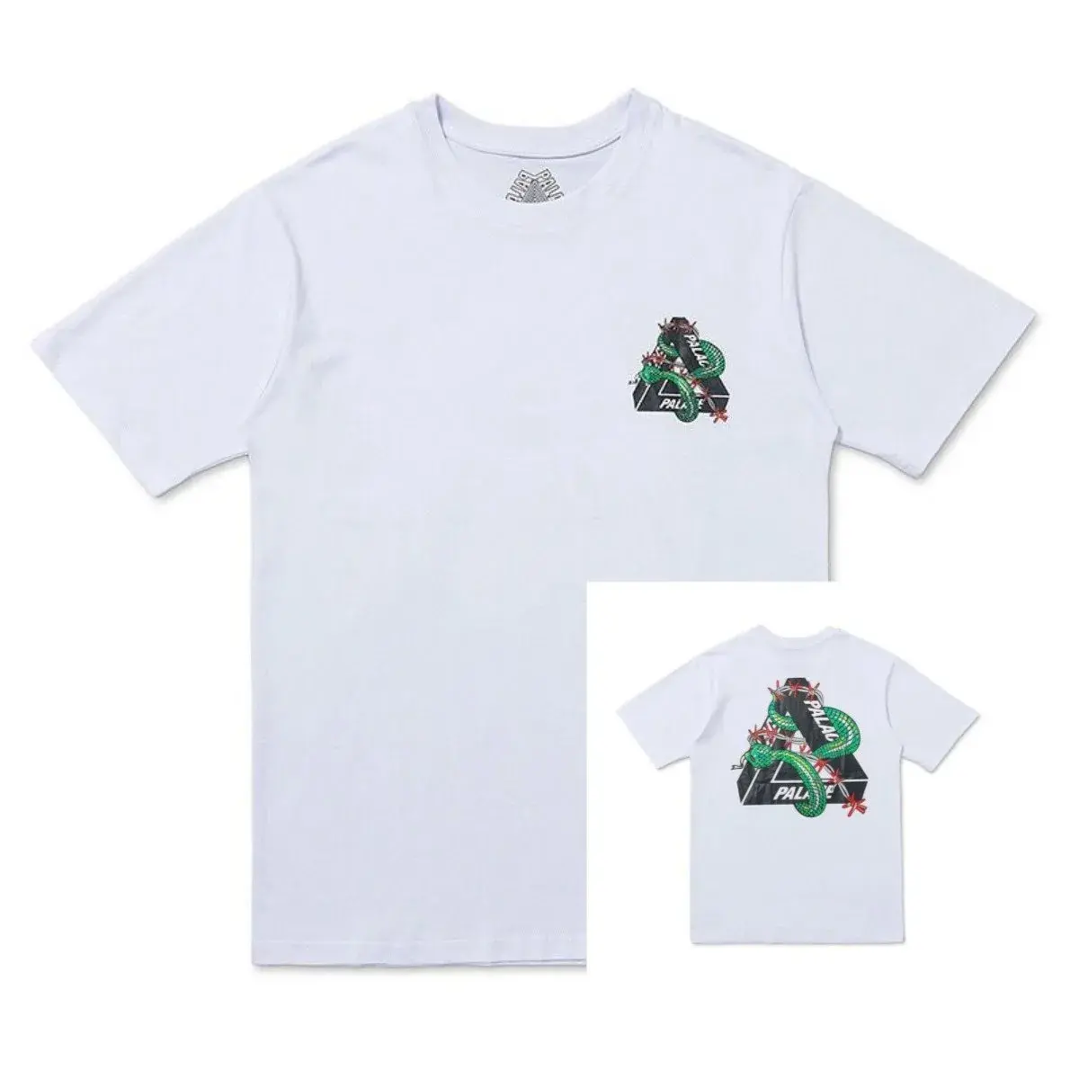 Palace Dragon Tri-Ferg T-Shirt White