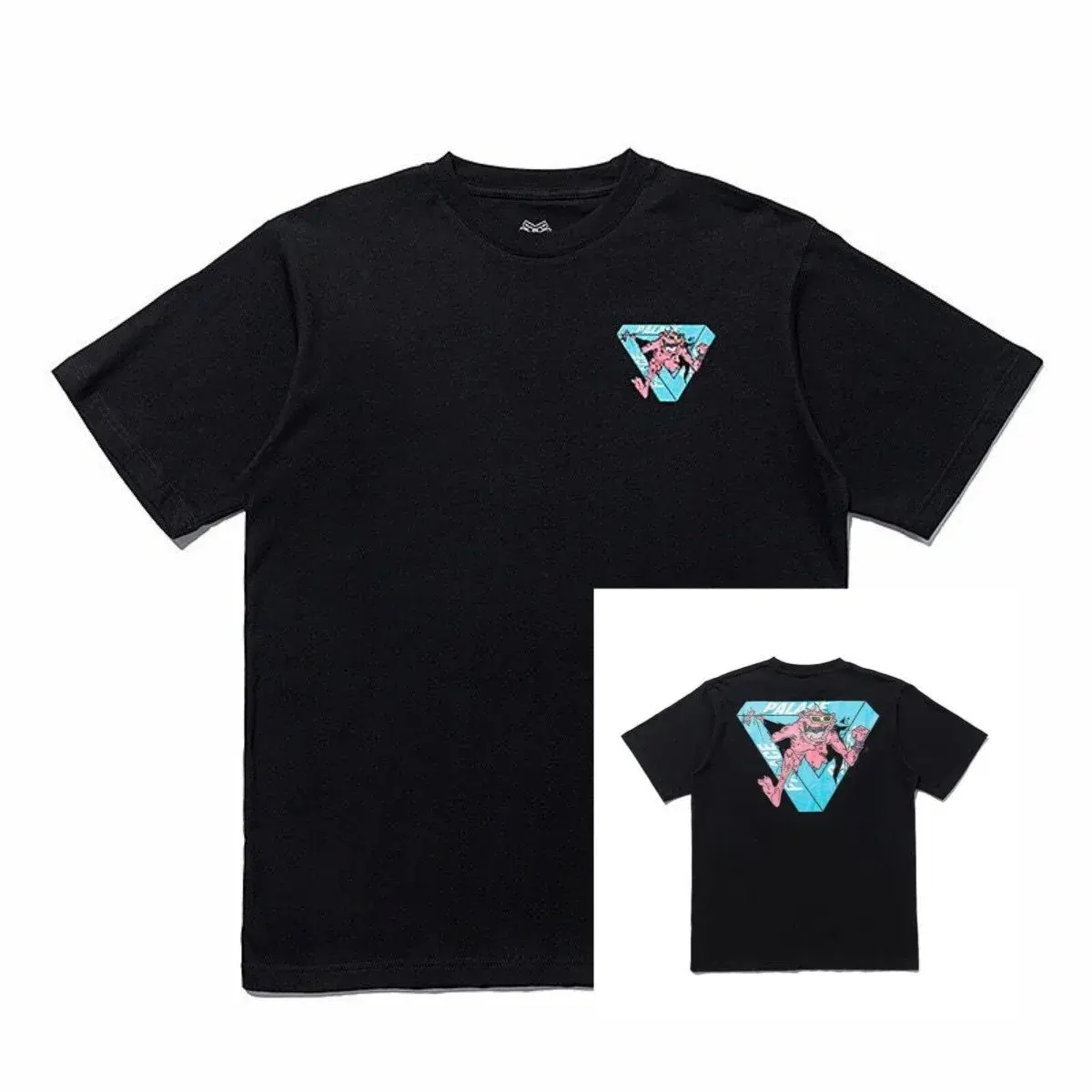 Palace Monster Tri-Ferg T-Shirt Black