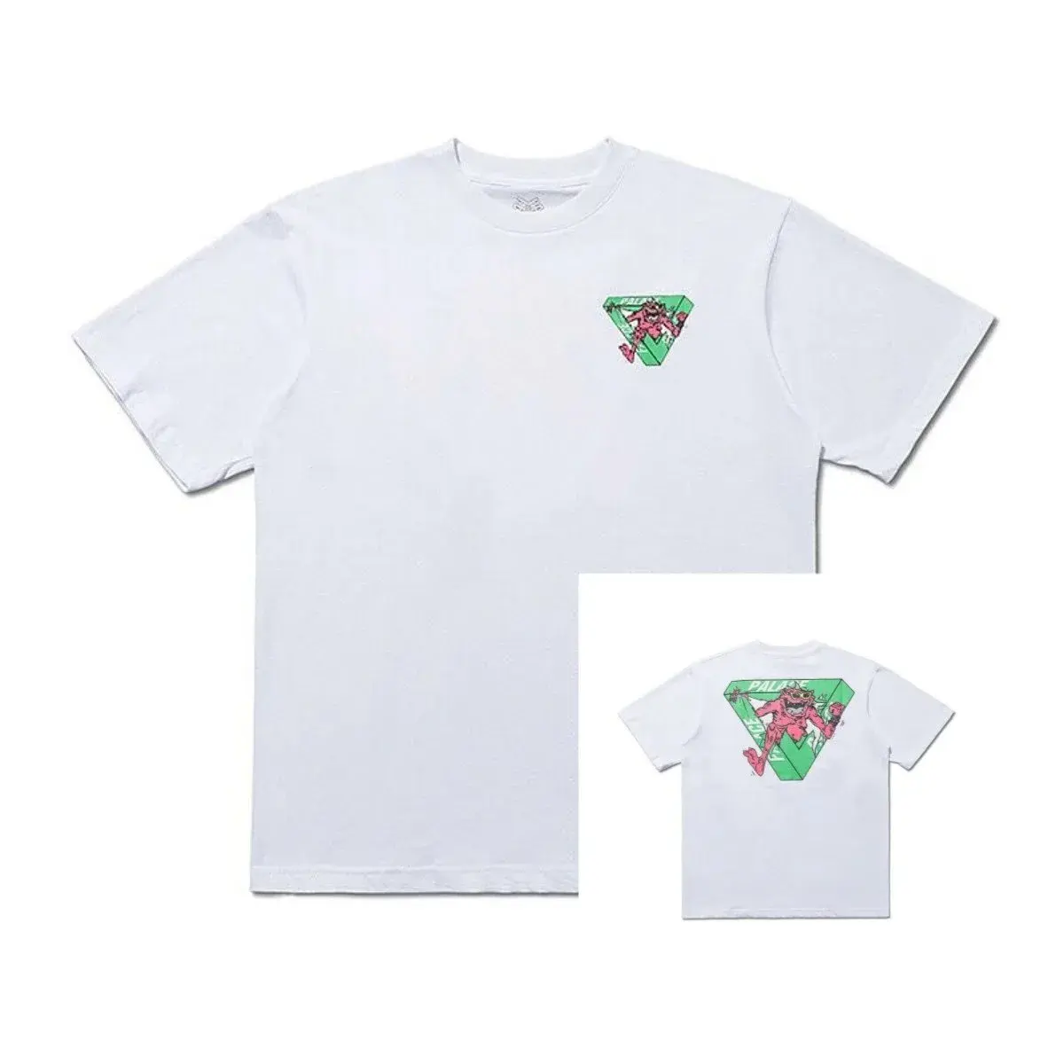 Palace Monster Tri-Ferg T-Shirt White