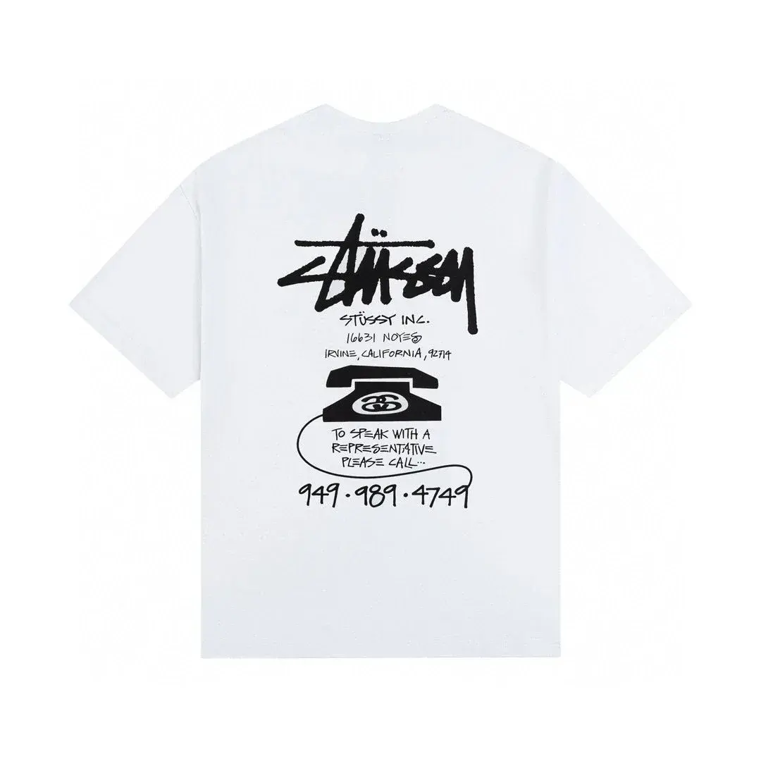 Stüssy Phone Call T-Shirt White