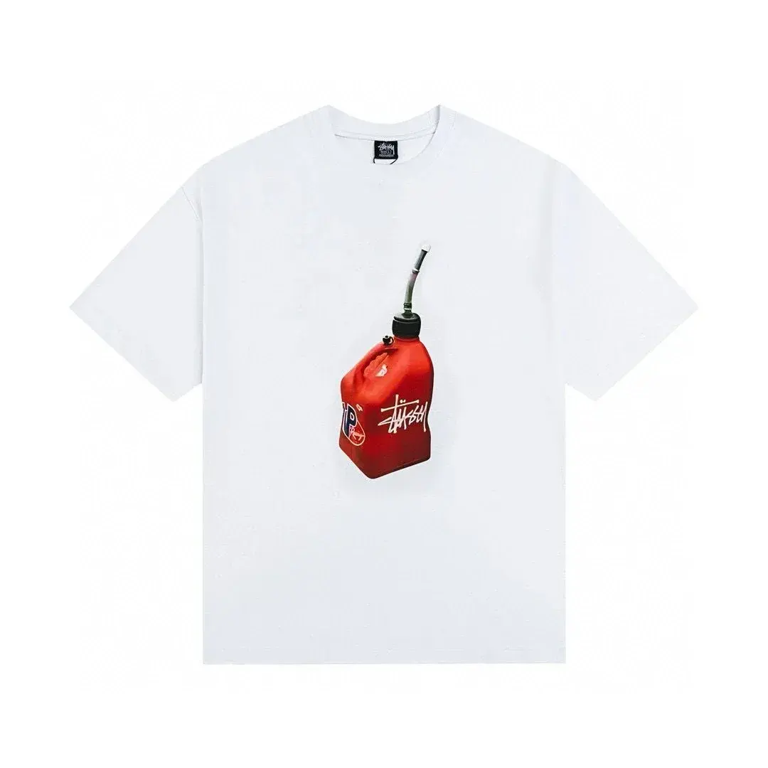 Stussy Gas Can White Tee