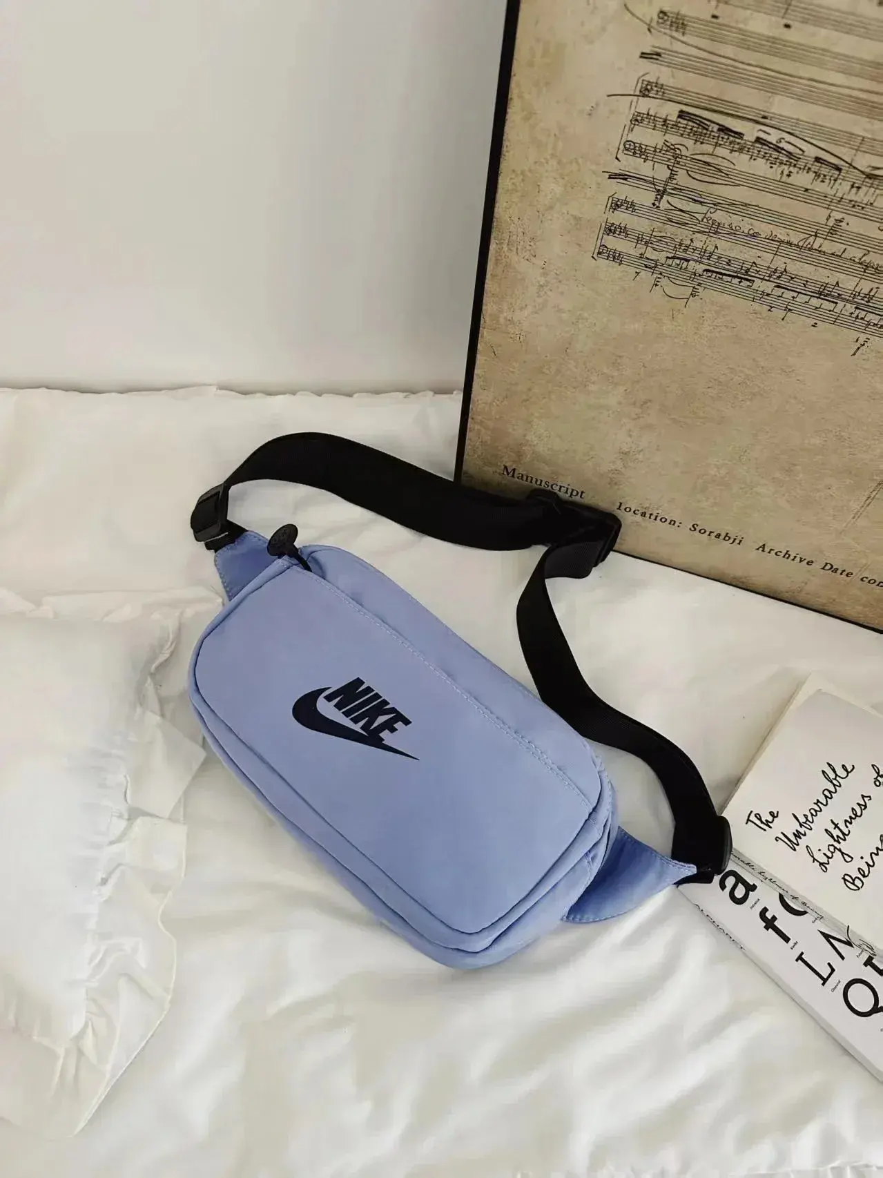 Nike Logo Belt Bag Light Blue