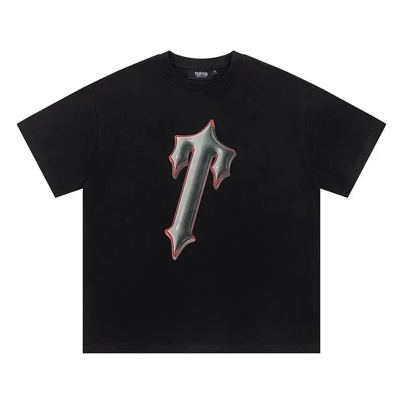 Trapstar T T-Shirt Black Red