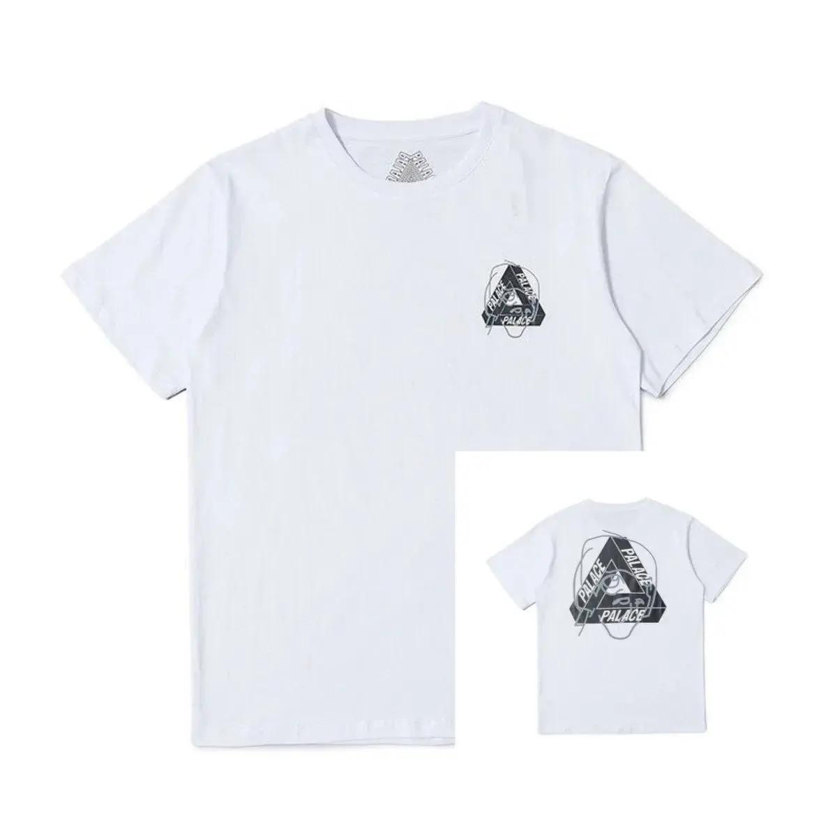Palace Sketch Tri-Ferg T-Shirt White